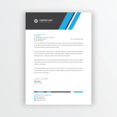 Elegant letterhead template design