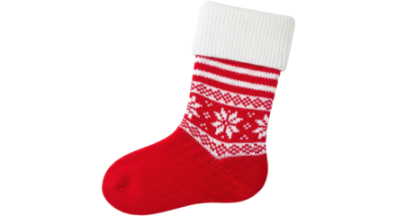 Isolated Christmas Stocking