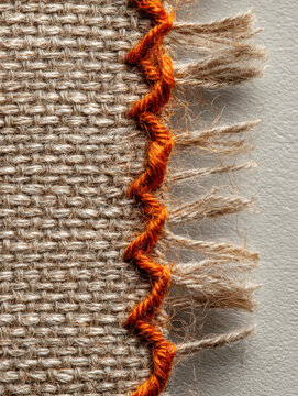 Decorative Stitch Zigzag - Fall Tactile Macro