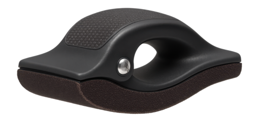 Flexible sanding pad attachment for contour sanding in a furniture restoration project.