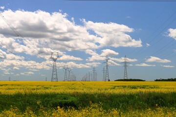 high voltage power lines