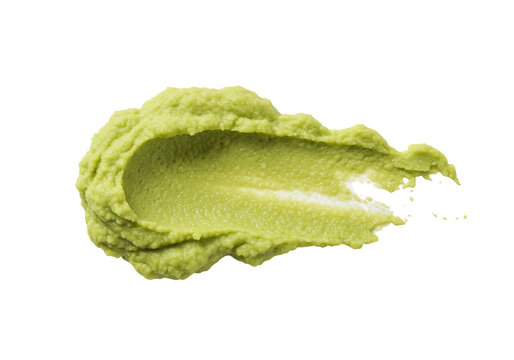 Wasabi paste closeup green condiment food texture culinary ingredient