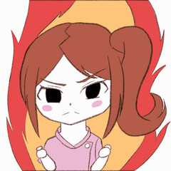 やる気を出すナース