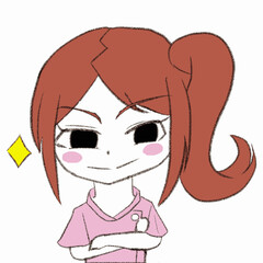 ドヤ顔するナース