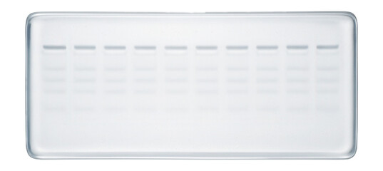 Fototapeta premium Unstained gel showing faint impressions of comb teeth