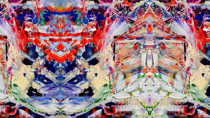 Abstract art background . Hand painting artwork on canvas .