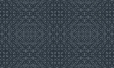 Fototapeta premium Abstract decorative geometric pattern background. Black Seamless pattern background.