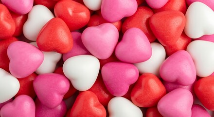 Fototapeta premium Sweet hearts candy assortment a deliciously romantic treat for valentine's day