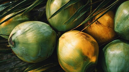 Coconut day tropical harvest festival organic coconuts celebration fresh coconuts exotic fruit festivity