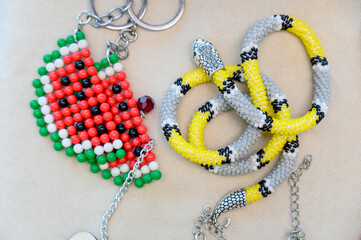 A variety of custom handmade jewelry