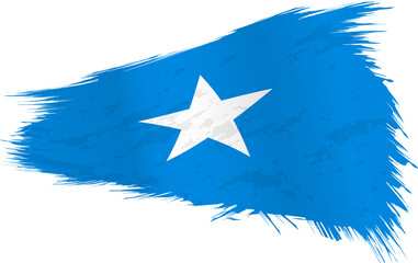 Brushstroke flag of Somalia