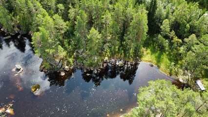 water flowing into the water