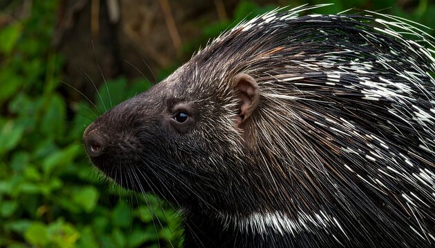マレーヤマアラシ（Malayan porcupine）頭骨 マハレ珍聞