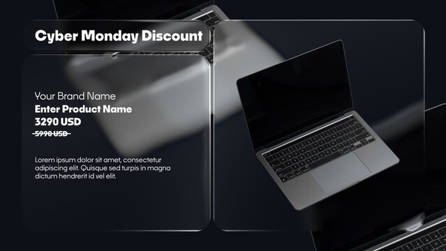 Cyber Monday Product Promo Animation Template