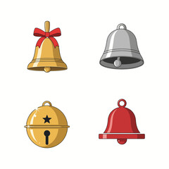 Winter Christmas Bells Illustrations