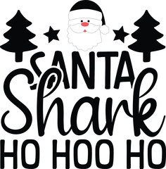 Santa Shark Ho Hoo Ho