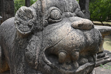 statue on a temple complex