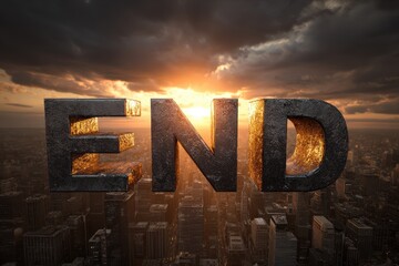 Sunset Cityscape: The End