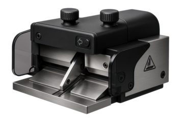 Veneer splicing machine with a high-speed cutter for joining veneer strips in a veneer processing workshop