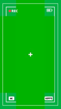 Camera frame phone vertical camera green screen |  Camera recording overlays | Video Camera Frame Viewfinder Overlay on Green Background