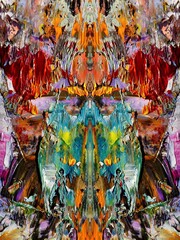 Abstract art background . Hand painting artwork on canvas .