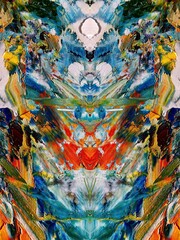 Abstract art background . Hand painting artwork on canvas .