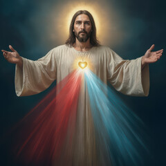 Sacred Heart of Jesus: Radiant Rays of Christ&rsquo;s Divine Love and Mercy
