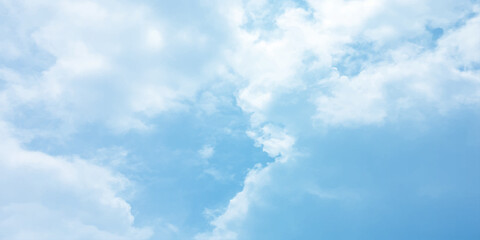  Blue  Sky Clouds effect sunny love emotional canvas banner royalclass natural live feel in image splashed fluffy, beautiful, atmosphere background