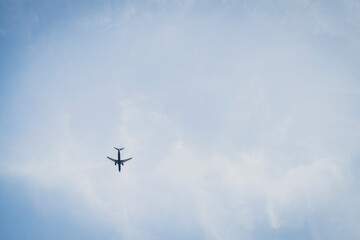 Airplane in the sky