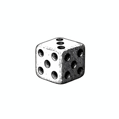dice on white