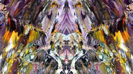 Abstract art background . Hand painting artwork on canvas .