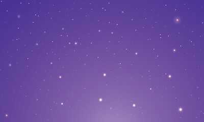 Colorful galaxy night sky vector background with milky way, nebula, stardust, and shining stars