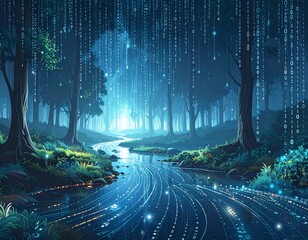 Seamless Digital Data Stream Pattern