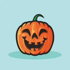 Halloween Jack O Lantern - Scary Pumpkin Clipart Design