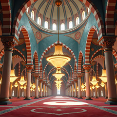 Naklejka premium interior of the church