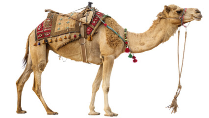 Camel isolated on transparent PNG background