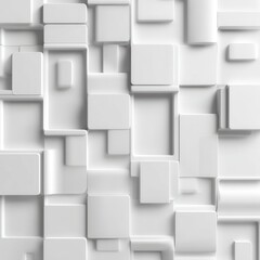 white geometric abstract shapes pattern