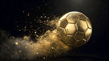 Fototapeta premium golden football
