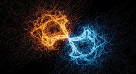 Abstract chaotic background