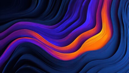 Abstract Colorful Wave Pattern Design