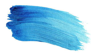 Vibrant Blue Brush Stroke on Black Background Evokes Emotion and Artistic Expression in Abstract Art. png, isolated on white background