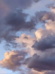 Fototapeta premium Dramatic Colorful Sunset Cloudscape