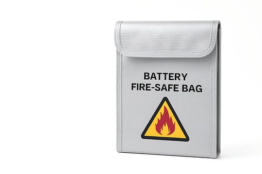Peace of Mind Battery Safety: Protecting Your Devices and Home from Fire Hazards with a Reliable Fire-Resistant Bag for Secure Storage and Transportation, Ideal for Electronics Protection