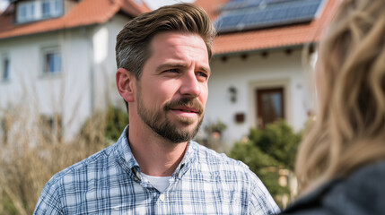 A professional real estate agent attentively listens to the homeowner, understands the house&rsquo;s features, memories, and character, presenting it authentically to potential buyers.