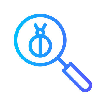 Fototapeta len gradient icon