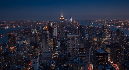 Obraz premium new york skyline