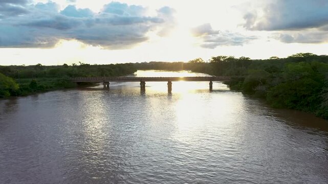 Machado River in Cacoal, Rond&ocirc;nia, Brazil
