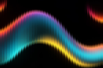 Gradient glass effect background.