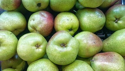 fresh green apples