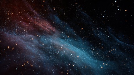 Obraz premium Infinite Starscape with Drifting Stardust and Cosmic Colors